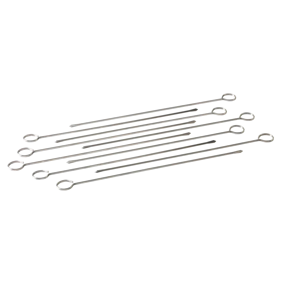 Barbecook - Set 10 spiedini in acciaio inox
