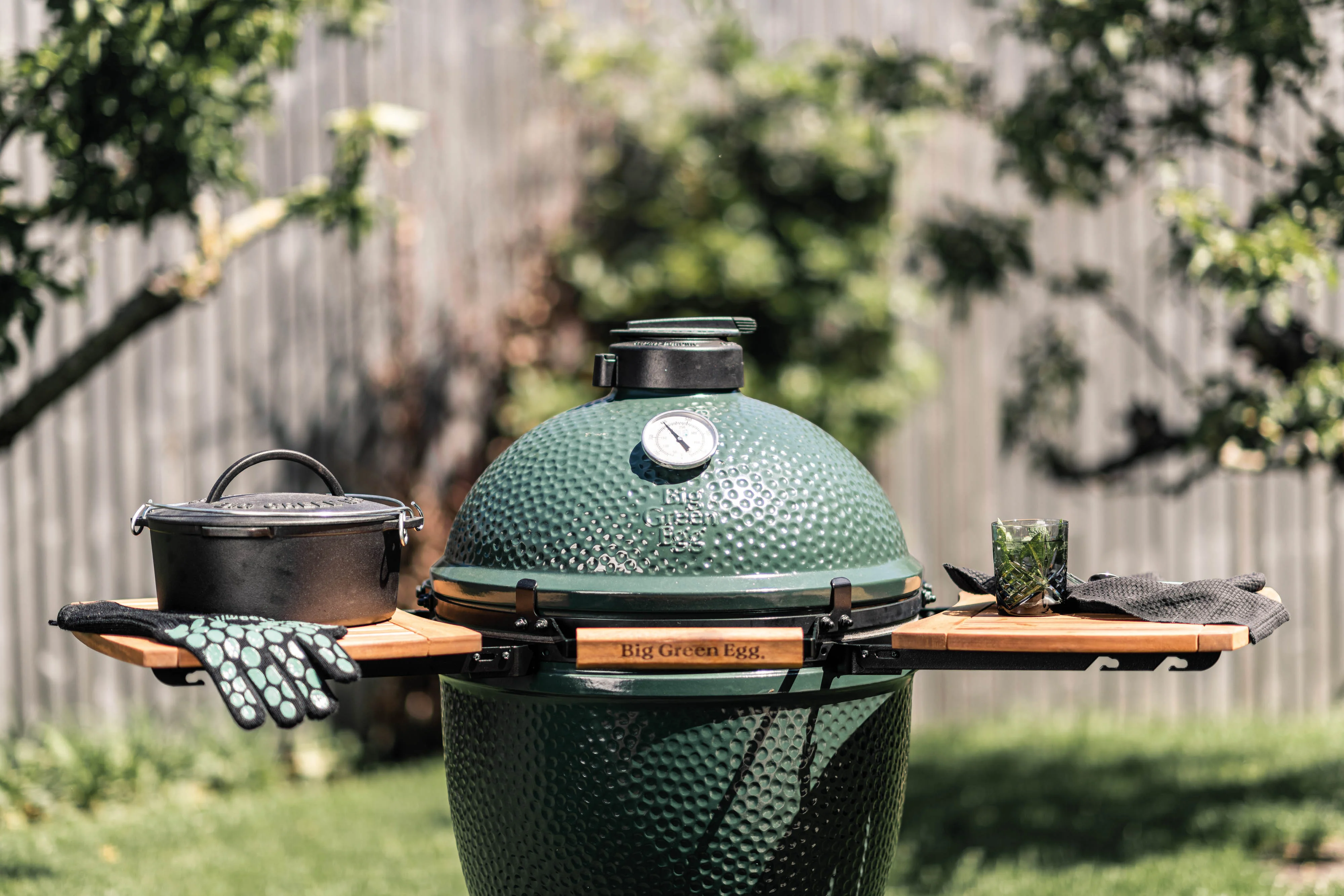 Big Green Egg -  Acacia Wood EGG Mates - Image 4