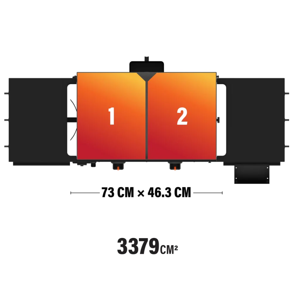 Blackstone Omnivore 28" Plancha 2 fuochi a gas con cappa - Image 3