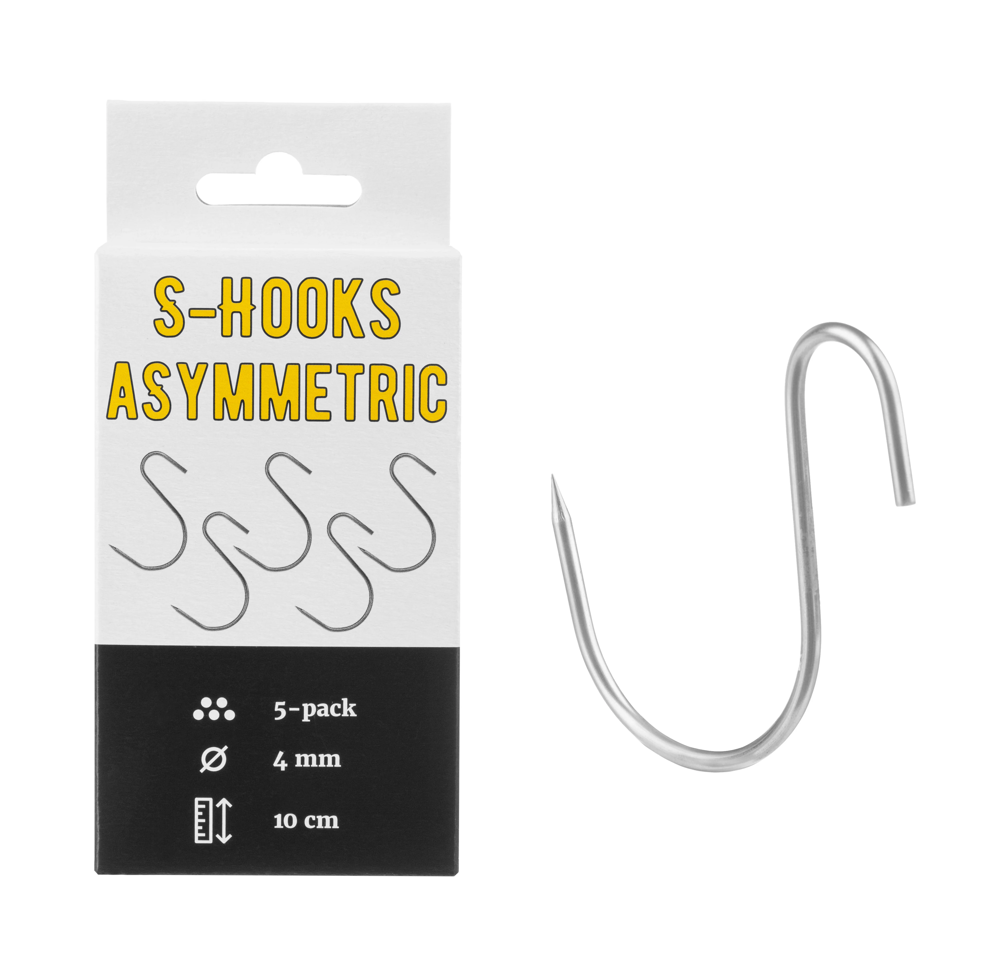 Borniak - S Hooks asymmetric (5 pcs)