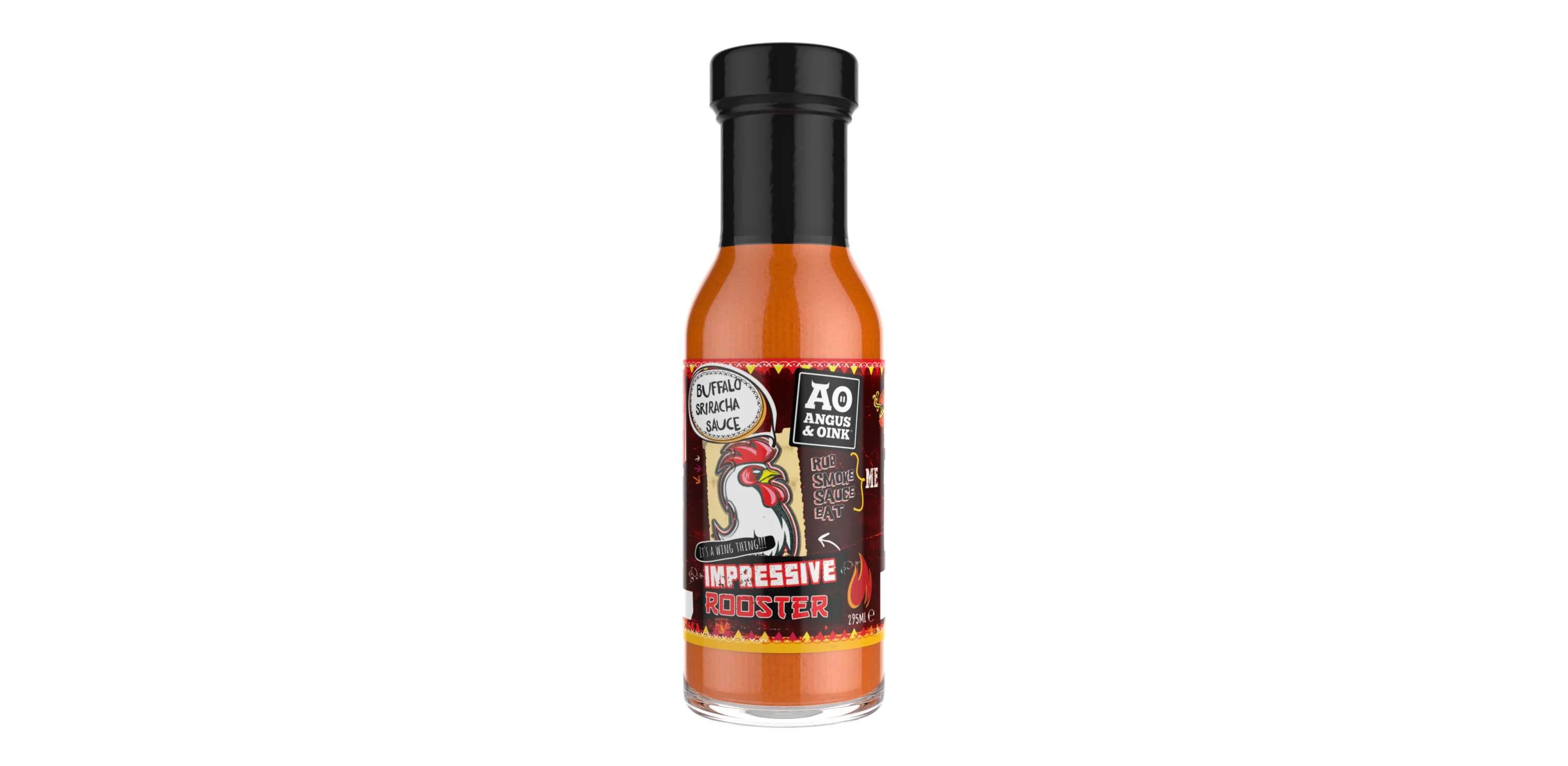 Angus & Oink - Impressive Rooster Buffalo Sriracha