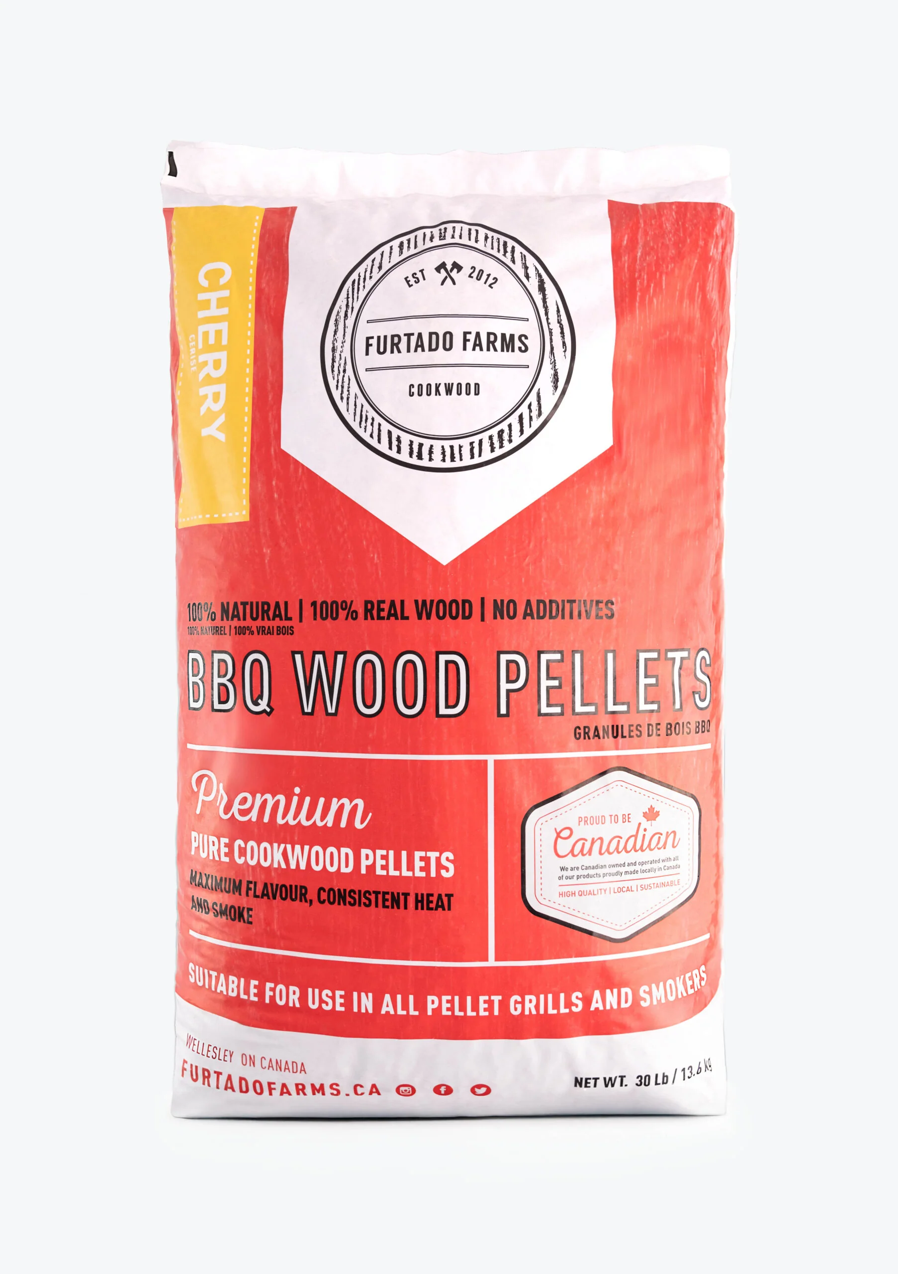 Pellet Furtado Farms 13.6 Kg -  Cherry