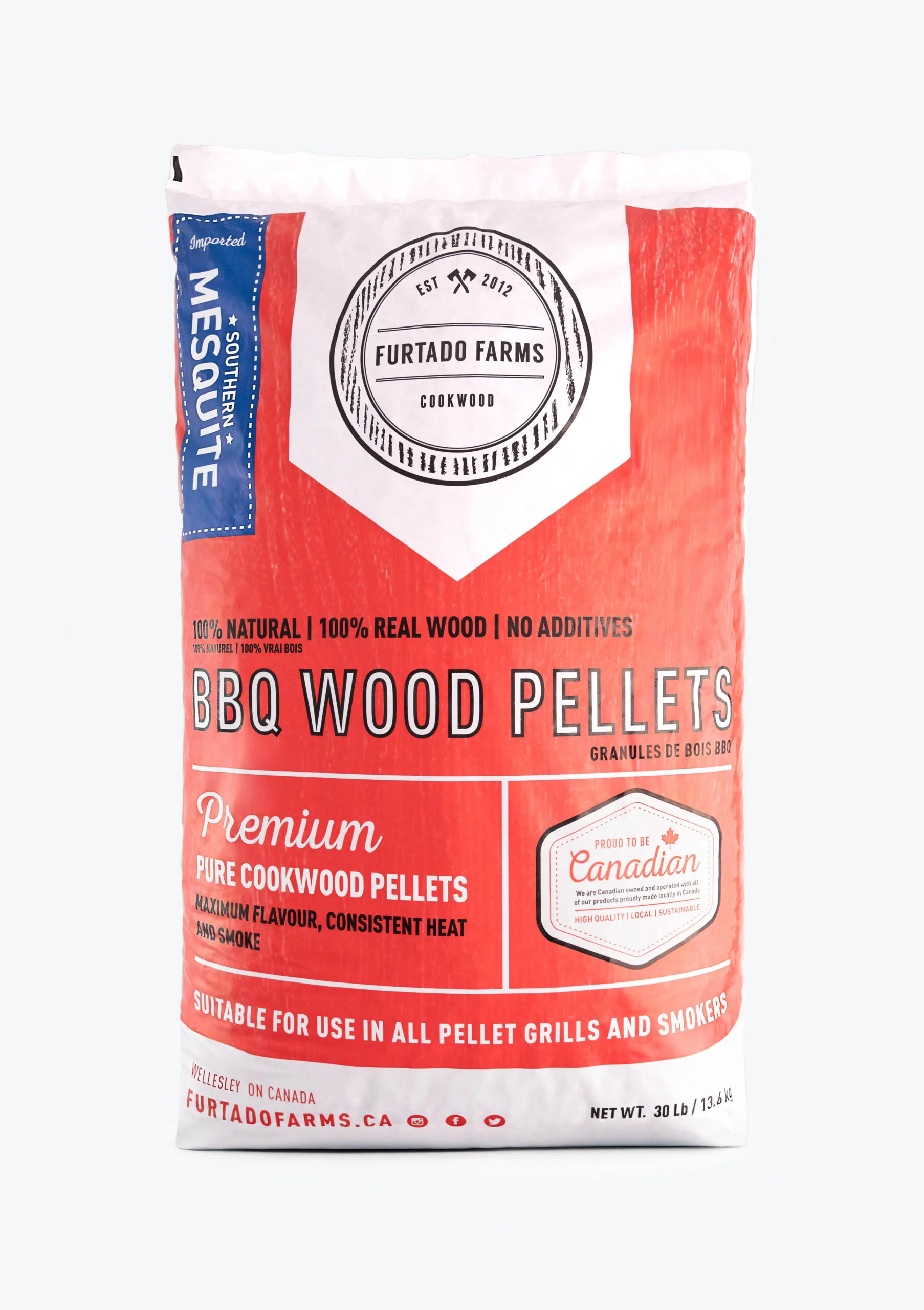 Pellet Furtado Farms 13.6 Kg -  Mesquite