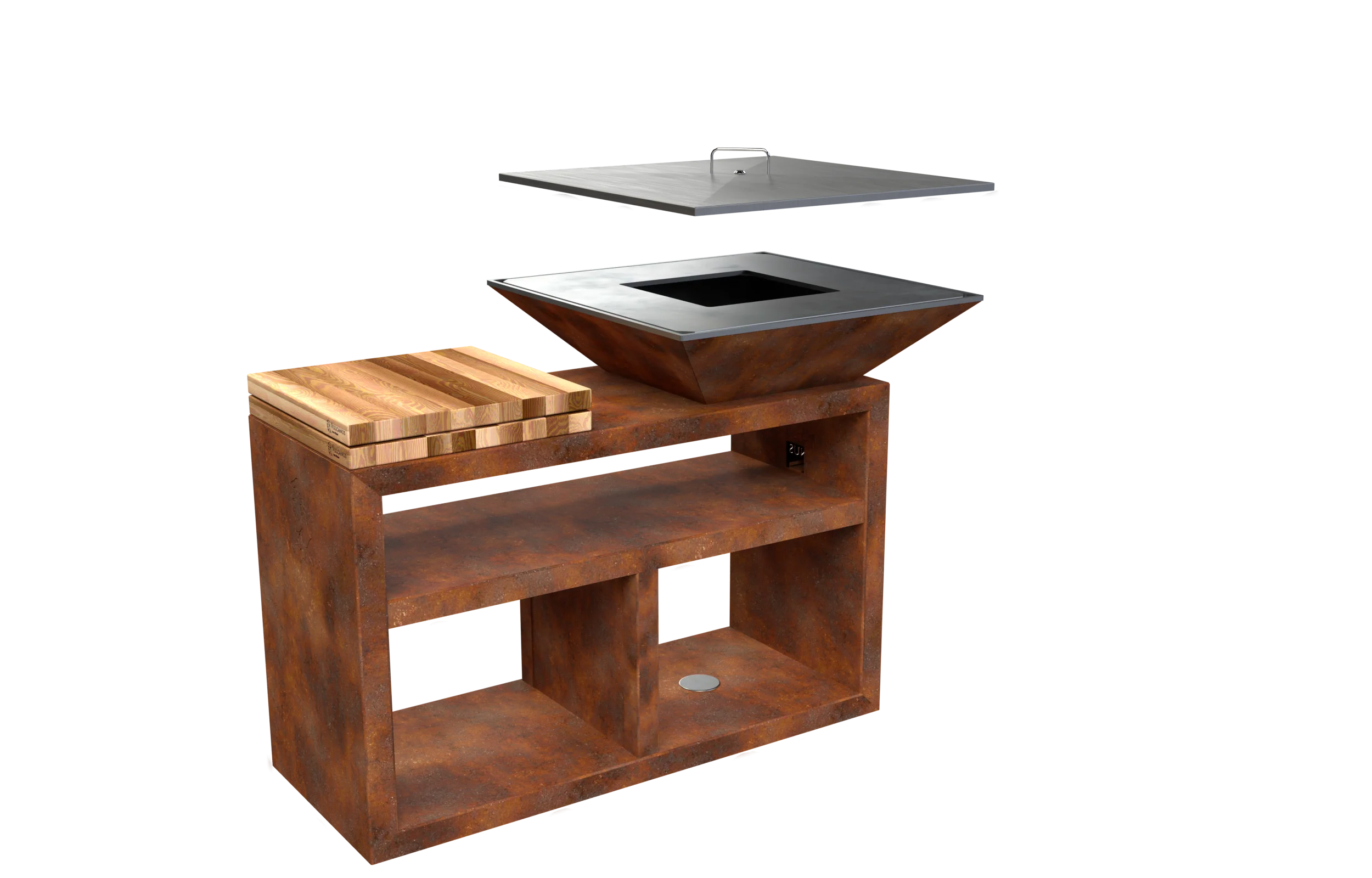 Vulcanus Grill PRO 730 Masterchef - Barbecue a Legna - Image 4