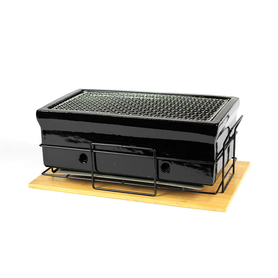 Yakiniku Shichirin Rettangolare - Medium Black Edition