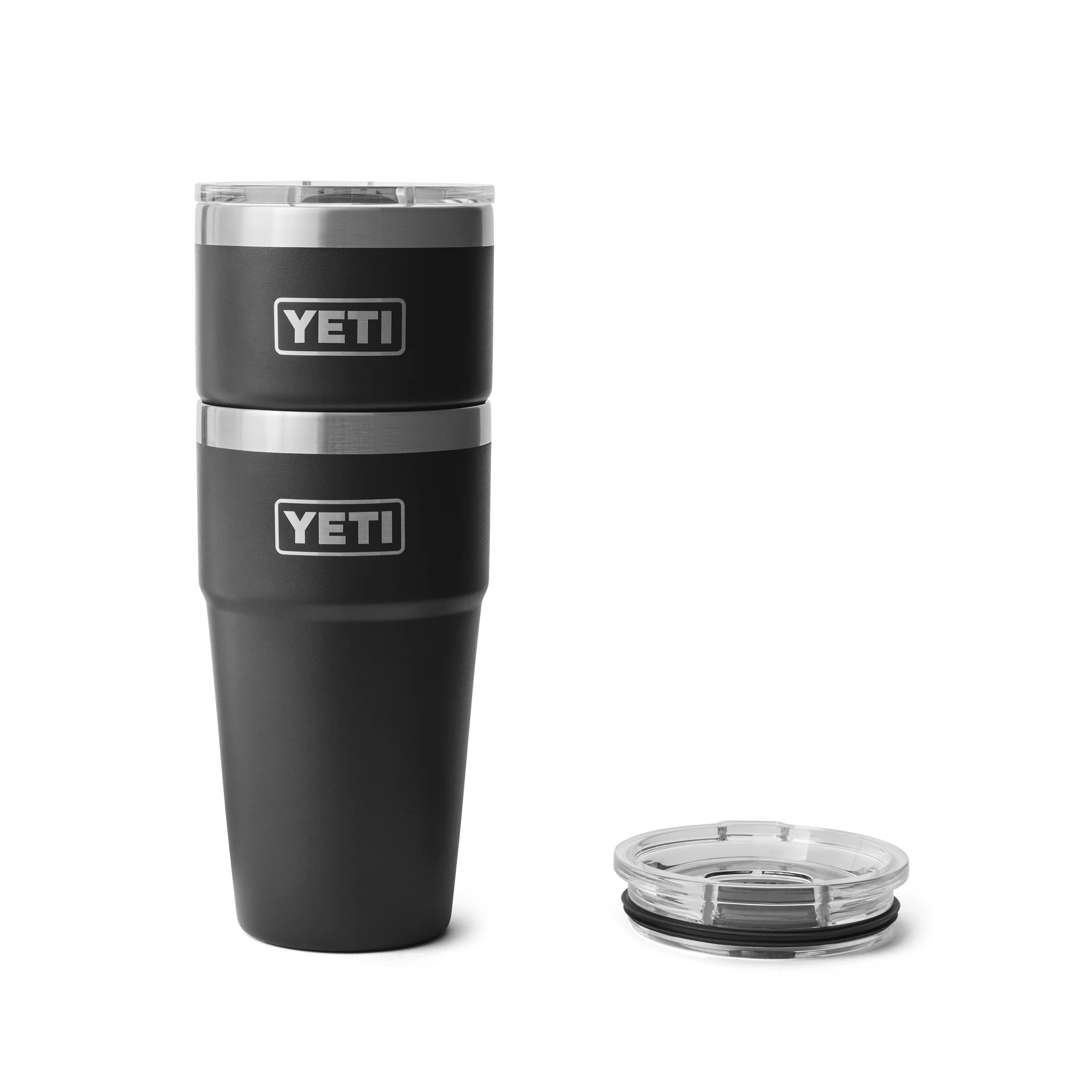 YETI Rambler 20 OZ Stackable Black - Image 4