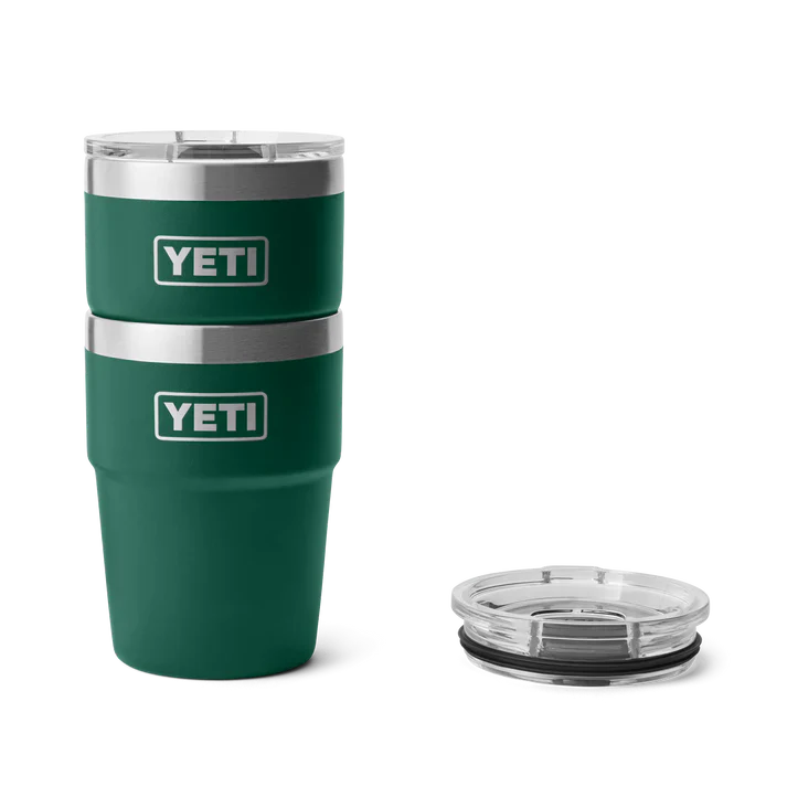 YETI Rambler Stackable 16 OZ Forest Green - Image 4